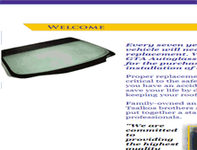 Tablet Screenshot of gtaautoglass.com